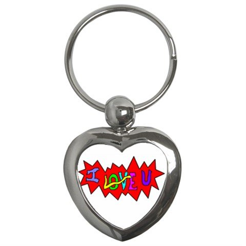 I Love U Key Chain (Heart)