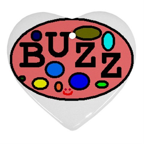 Buzz Ornament (Heart)