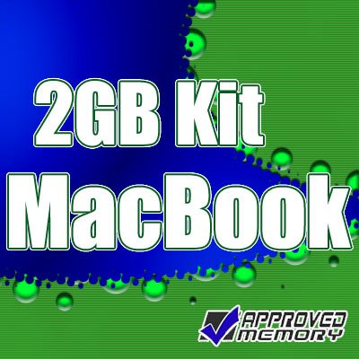 2x1GB PC2-5300 667MHz DDR2 Unbuffered SAMSUNG Original Memory Kit for Apple MacBook 13"