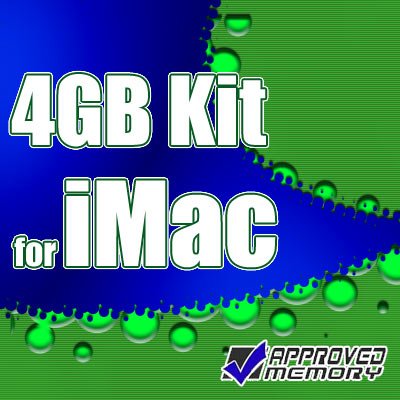4GB RAM 2 X 2GB Memory Kit for APPLE IMAC Intel Core 2 Duo