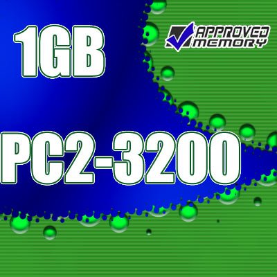 1GB RAM 200-pin PC2-3200 400MHz SODIMM Memory Kit for Dell Latitude D610