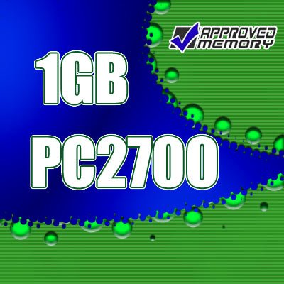 1GB RAM 200-pin PC2700 333MHz SODIMM Computer Laptop Memory