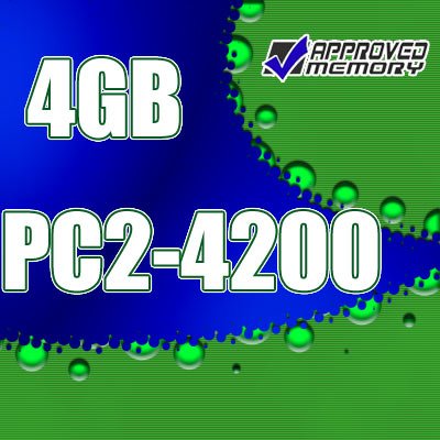 4GB (2x2GB) RAM PC2-4200 DDR2 533MHz Apple Power Mac G5 2GHz Dual Core (M9590LL/A) Memory Kit