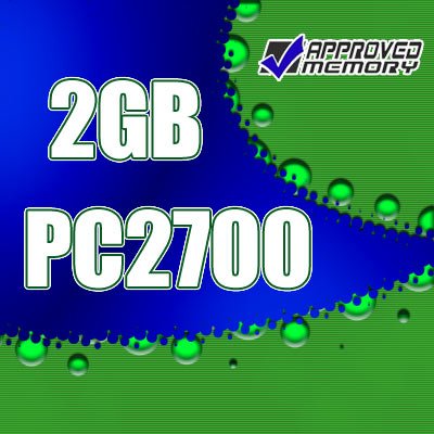 2GB (2x1GB) RAM PC2700 DDR 333MHz Apple PowerMac Power Mac G4 1.25GHz Memory Kit M9145LL/A