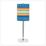 Sun and Surf Pattern Lamp