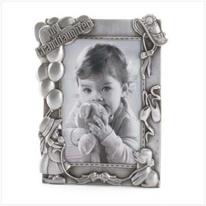 Pewter 'My Granddaughter' Frame