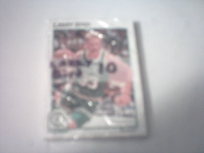 10 larry Bird Basketball cards.