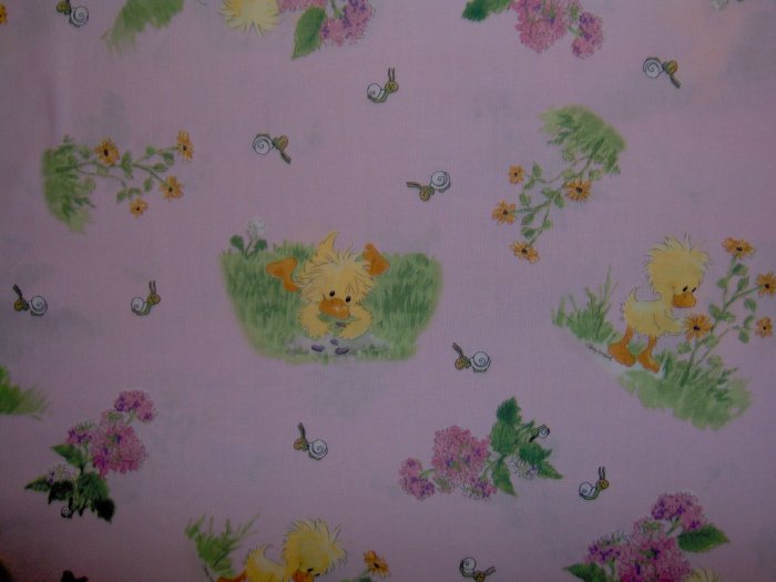 Little Suzy's Zoo Scenic Vignettes on Pink KIDS COTTON SEWING FABRIC FAT QUARTER FQ