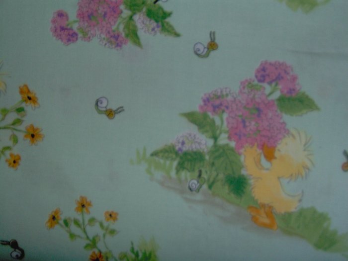 Little Suzy's Zoo Scenic Vignettes on Green KIDS COTTON SEWING FABRIC FAT QUARTER FQ