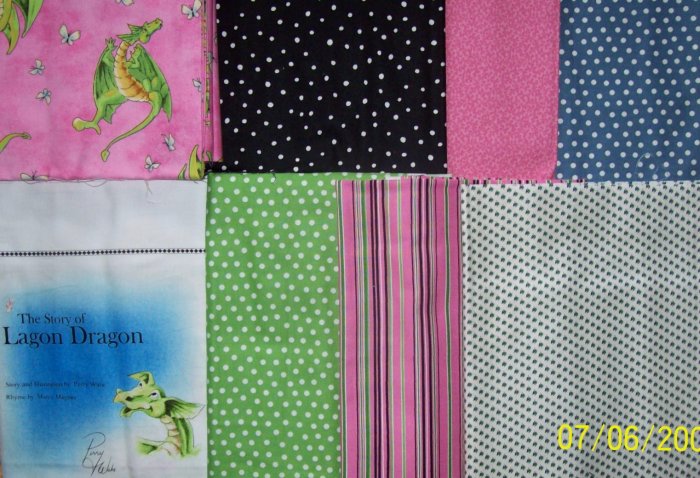 Lagon Dragon 9+ Yard Fairy Tale Quilt Kit Fabric Pack by Maywood Studio