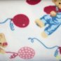 Blue Jean Teddy Ballon Ride 60" Polyester Fleece Kids Fabric by Daisy Kingdom