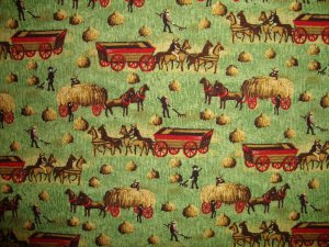 FQ Concord American Folk Art Museum Haying Time Cotton Quilt Fabric Fat Quarter