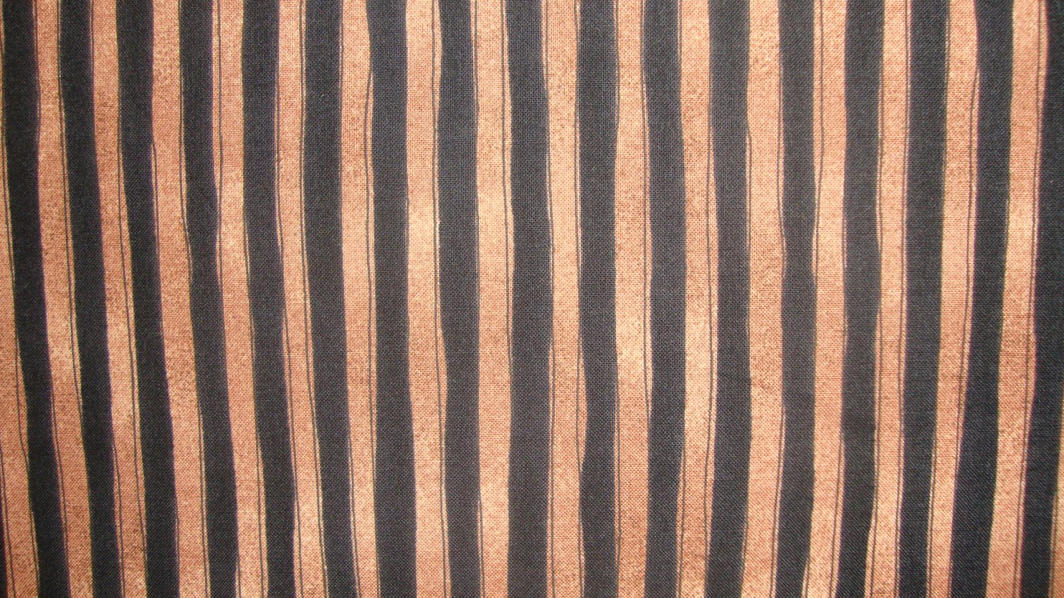 F8 Peaceful Journey Black and Brown Stripes Benartex Cotton Fabric Fat Eighth F8th