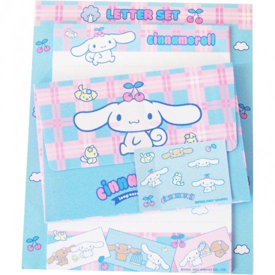 Cinnamoroll Letter Set #1 - with Cherries Sanrio Kawaii