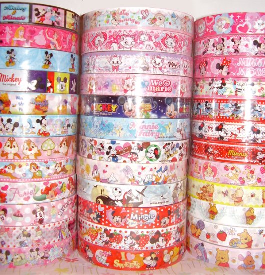 Wholesale Deco Tape (DISNEY ONLY!) - 37 Medium Sized Rolls