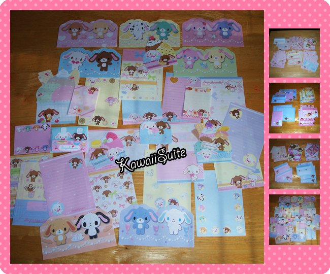 Sugarbunnies Grabbie - Loose Letter Sets, Memo Sheets, Stationery, Stationeries