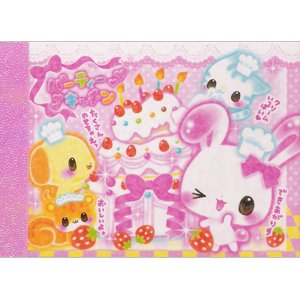 CRUX *Usagi* Mini Memo Pad Kawaii Strawberries Sweet Delicious