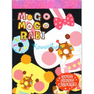 Kamio *Mogo Mogo Rabi* Mini Memo Pad Kawaii Frosting Desserts Sweets Delicious Doughnuts Strawberry