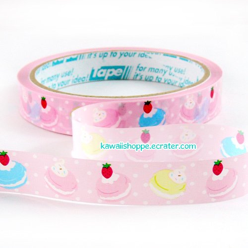 Prime Nakamura *Macaroon* Desserts Deco Tape Kawaii Sweets