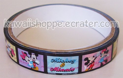 Disney Mickey & Minnie Dancing in Filmstrip Deco Tape #8