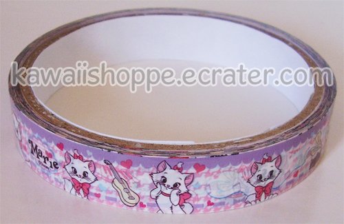 Disney Marie Cat Deco Tape - Lavender, The Aristocats