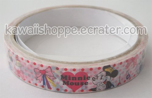 Disney White Minnie Mouse Deco Tape #4 Red Dots