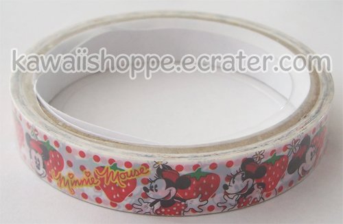 Disney Minnie Mouse Deco Tape #1 Strawberries