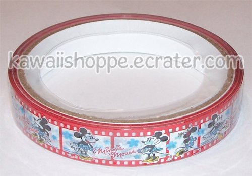 Disney Minnie Mouse Deco Tape #9 Red Filmstrip