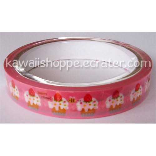 Mind Wave Sweets Honey Bee Deco Tape - Kawaii Strawberry Strawberries Cupcakes Desserts
