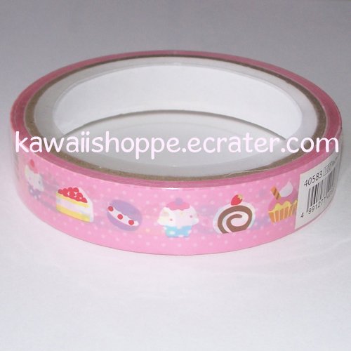 Kamio Japan *Sweet Street* Desserts Deco Tape - Kawaii Sweets Cakes Pies Food Chocolate Strawberry