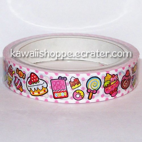 Kamio Japan Desserts Ice Cream Cakes Candies Deco Tape Kawaii