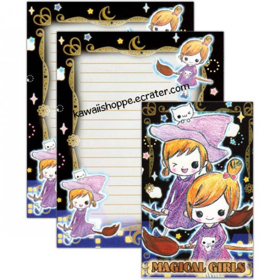 Wizard Co. Magical Girls Letter Set Kawaii