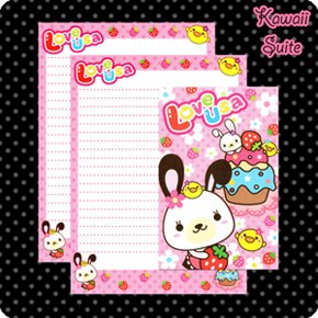 Love Usa Letter Set Kawaii