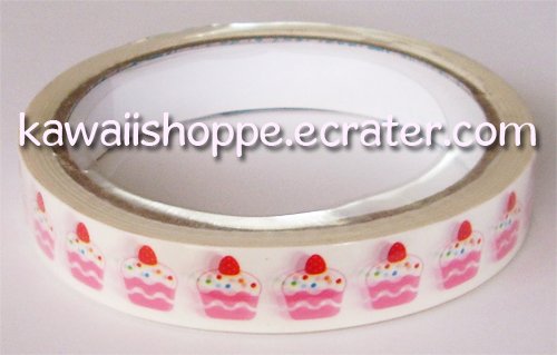 Prime Nakamura *Cupcake* Deco Tape Kawaii Strawberries, Sweets, Cupcakes, Desserts