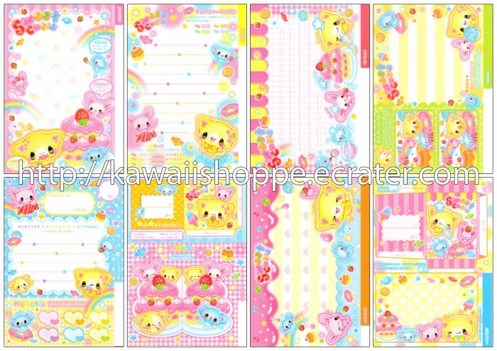 Kamio Japan Sweet Cutie Loose Memo Sheets #070 Kawaii