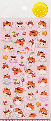 Q-lia Prun Chan Pudding Sticker Sheet #SE009 - Kawaii Stickers