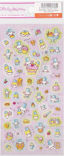 CRUX Bakery Sticker Sheet Kawaii Bunnies Stickers Cakes Doughnuts Donuts
