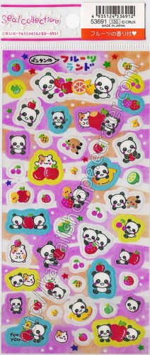 CRUX Panda Sticker Sheet #SE004 - Kawaii Stickers
