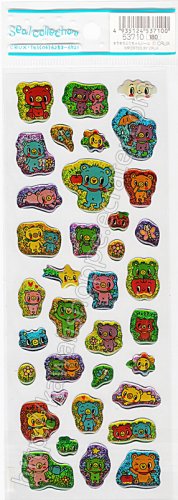 CRUX Bear Friends Sticker Sheet #SE006 - Kawaii Stickers