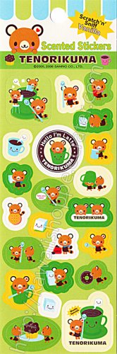 Tenorikuma Vanilla Scented Stickers Sanrio Kawaii
