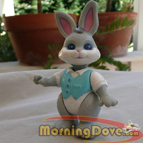 Fisher Price Hideaway Hollow Daddy Bunny - Gray with White Cheeks