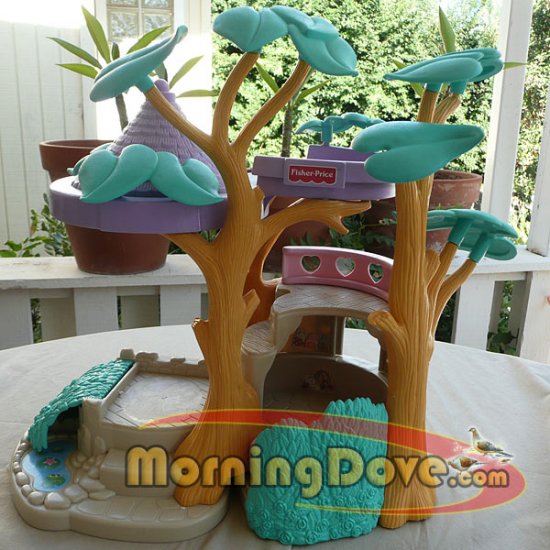 Fisher Price Hideaway Hollow Bunny Home - Nice Gently Played with Condition