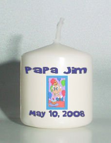 6 Old Man Birthday Votive Candles Custom Favors or Add to Gift baskets Personalized