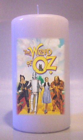 Collectable WIZARD OF OZ 6 inch Pillar Candles Home Decor