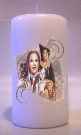 WIZARD OF OZ Collectable 6 inch Pillar Candles Home Decor