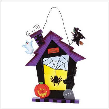 Stain Glass Halloween House