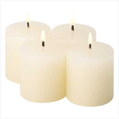 39232 Ivory Vanilla Mini Pillars