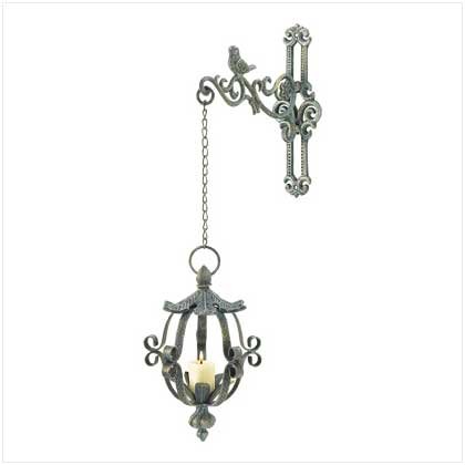 39037 Cottage Garden Candle Lamp