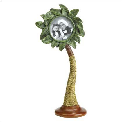 37986 Rattan Styled Palm Tree Frame