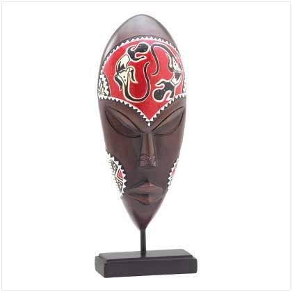 39091 Lizard Tribal Mask